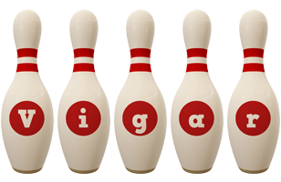 Vigar bowling-pin logo