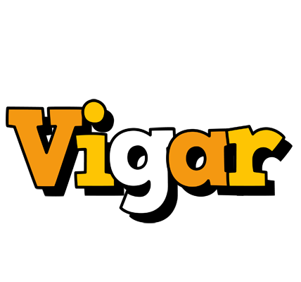 Vigar cartoon logo