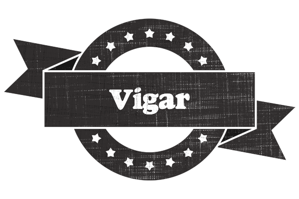 Vigar grunge logo
