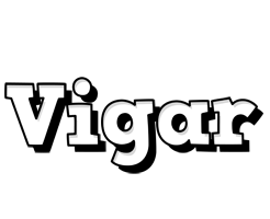 Vigar snowing logo