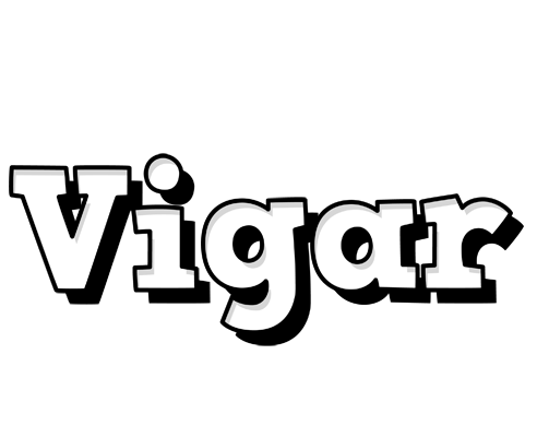 Vigar snowing logo