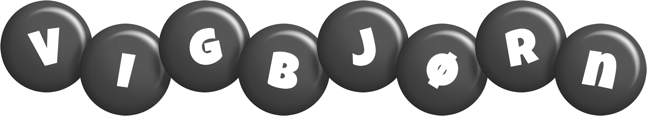 Vigbjørn candy-black logo