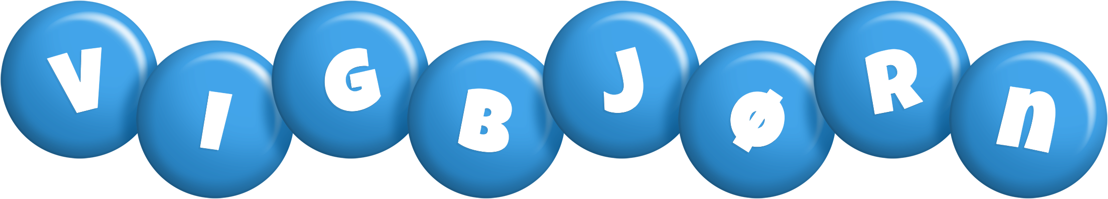 Vigbjørn candy-blue logo