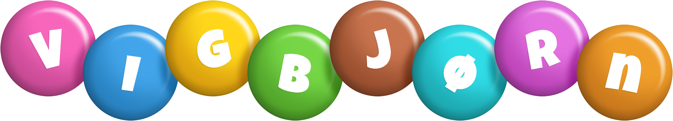 Vigbjørn candy logo