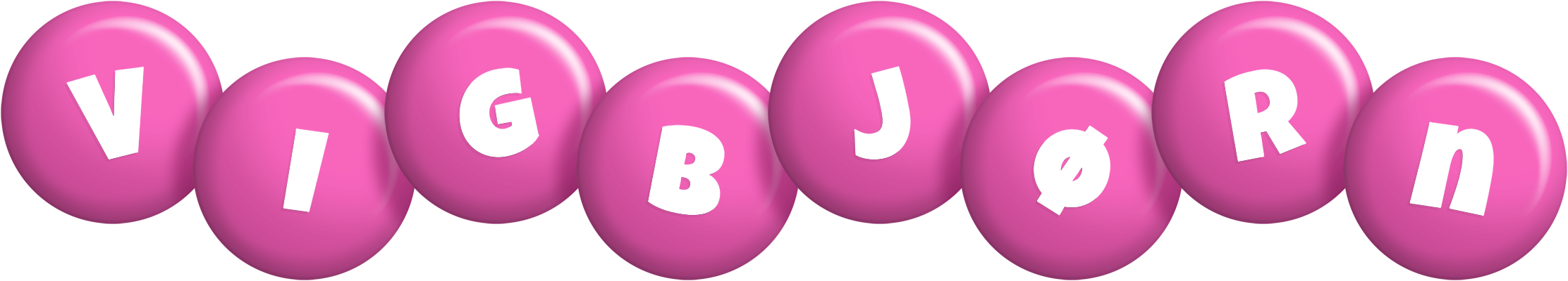 Vigbjørn candy-pink logo