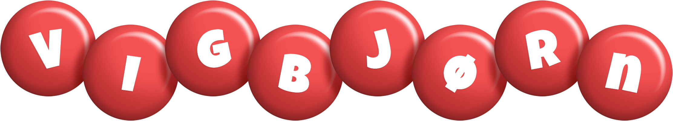 Vigbjørn candy-red logo