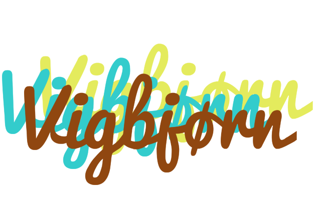 Vigbjørn cupcake logo