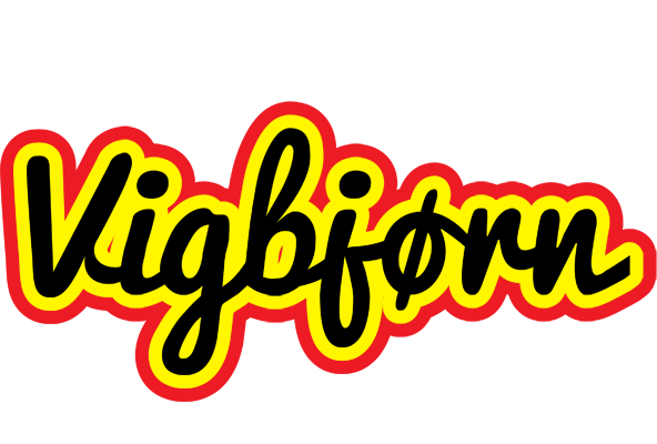 Vigbjørn flaming logo