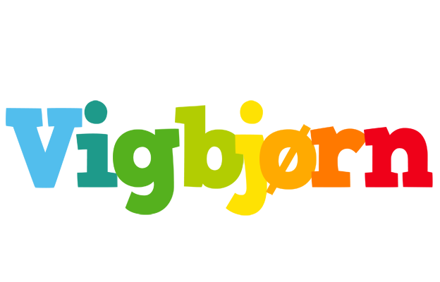 Vigbjørn rainbows logo