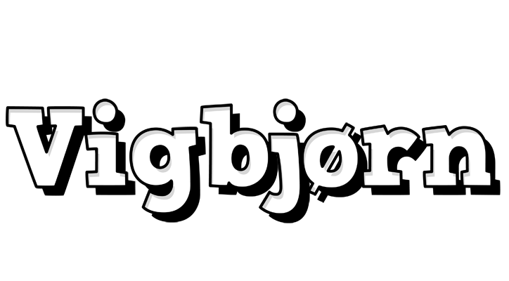 Vigbjørn snowing logo