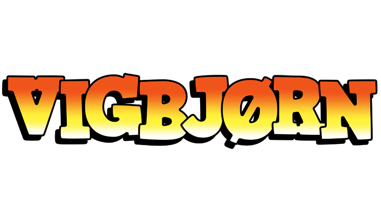Vigbjørn sunset logo