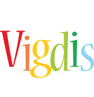 Vigdis birthday logo