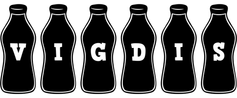 Vigdis bottle logo