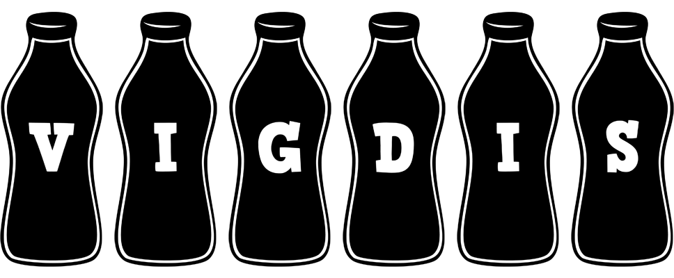 Vigdis bottle logo