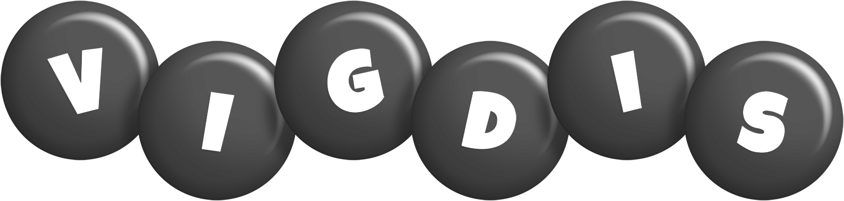 Vigdis candy-black logo