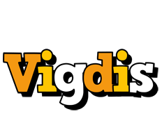 Vigdis cartoon logo