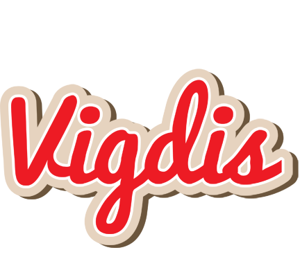 Vigdis chocolate logo