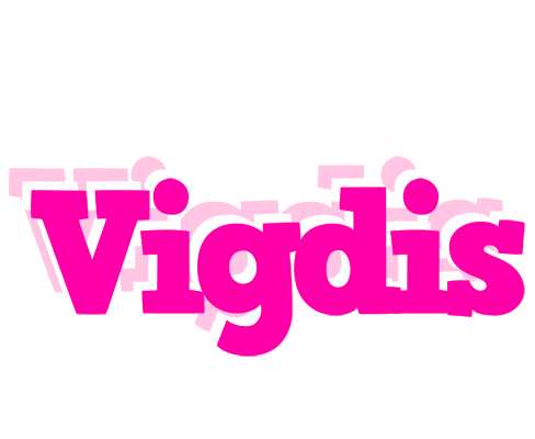 Vigdis dancing logo