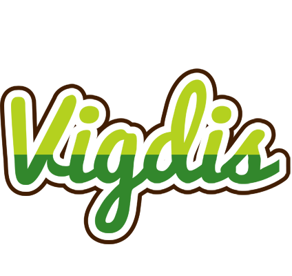 Vigdis golfing logo