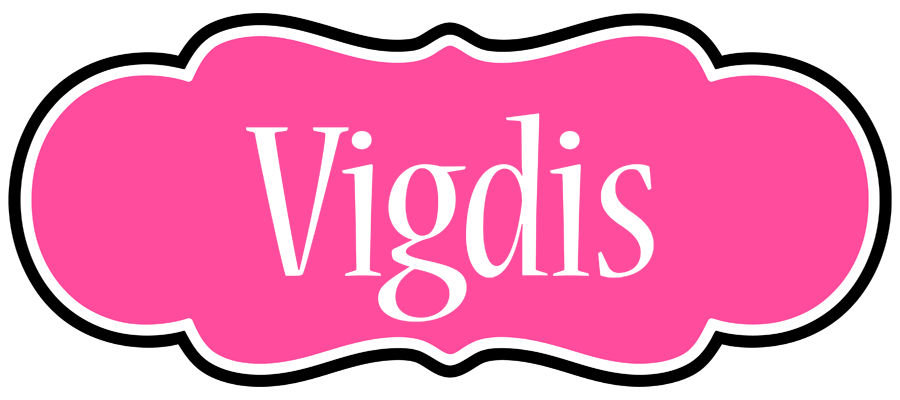 Vigdis invitation logo