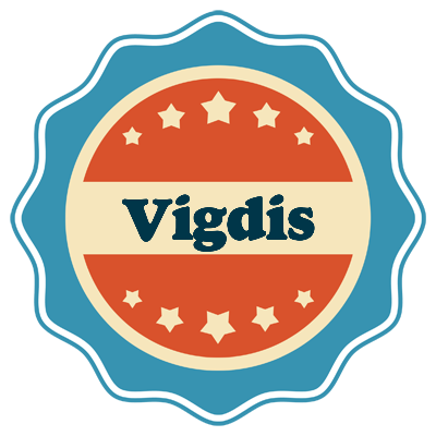 Vigdis labels logo