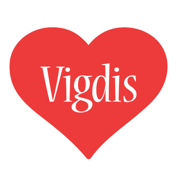 Vigdis love logo