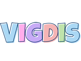 Vigdis pastel logo