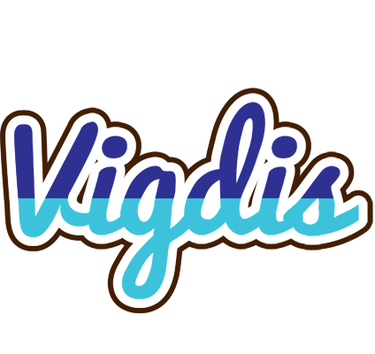 Vigdis raining logo