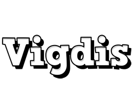 Vigdis snowing logo