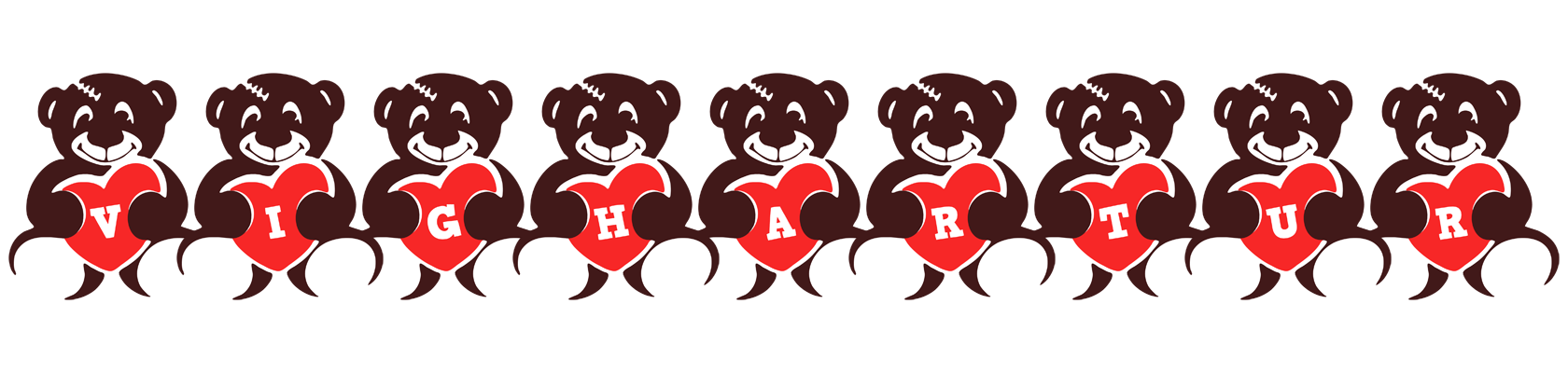 Vighartur bear logo