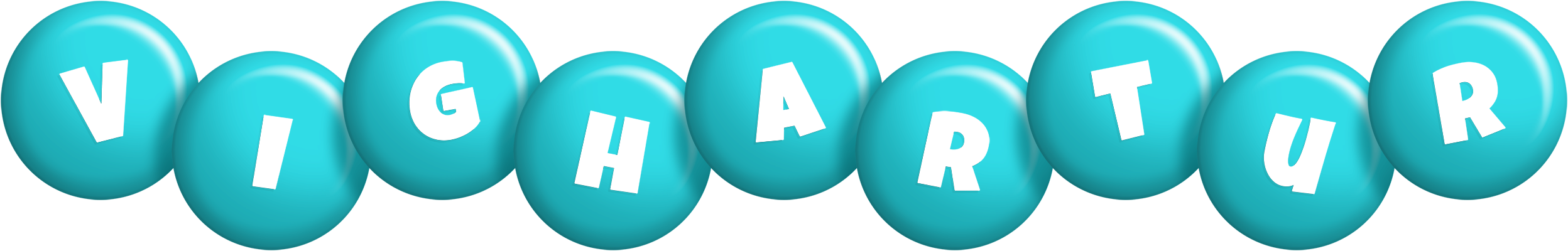 Vighartur candy-azur logo