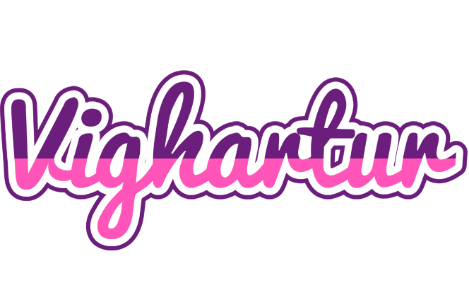 Vighartur cheerful logo
