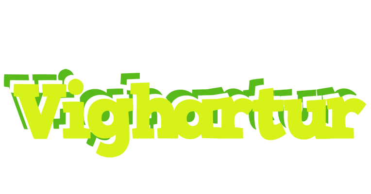 Vighartur citrus logo