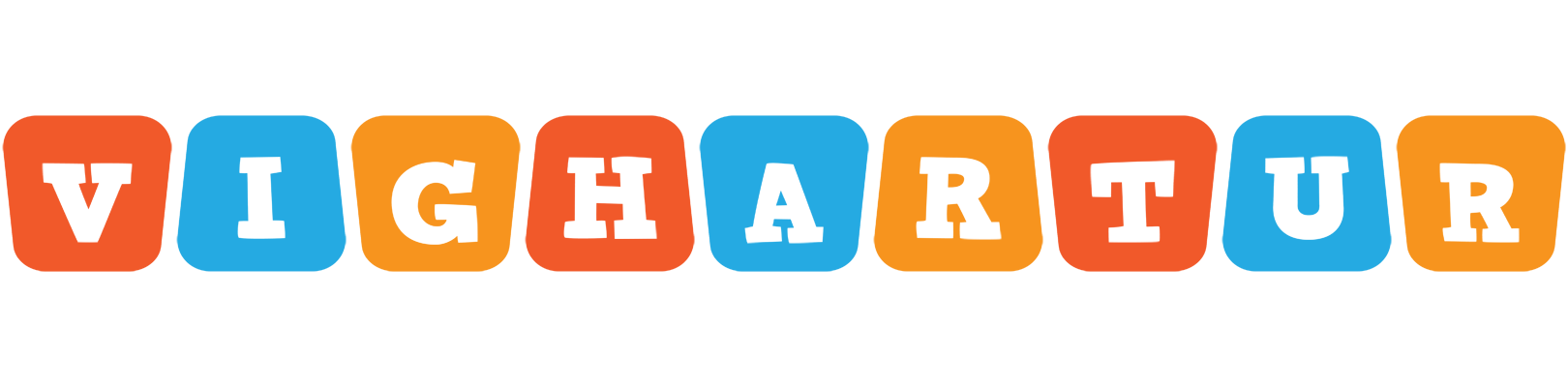 Vighartur comics logo