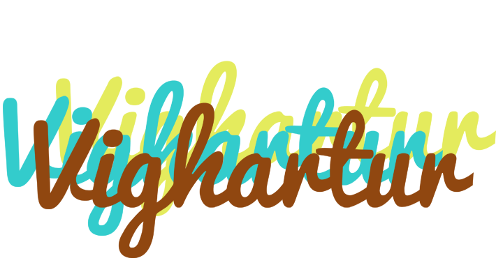 Vighartur cupcake logo