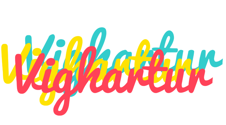 Vighartur disco logo