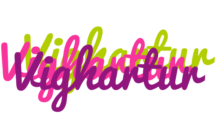 Vighartur flowers logo