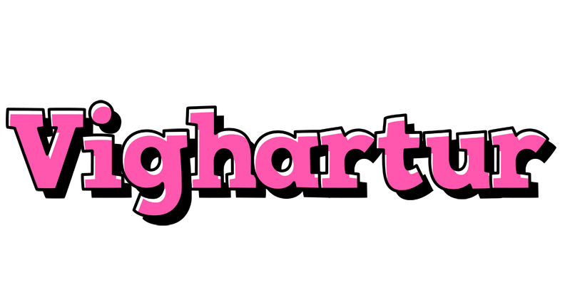 Vighartur girlish logo