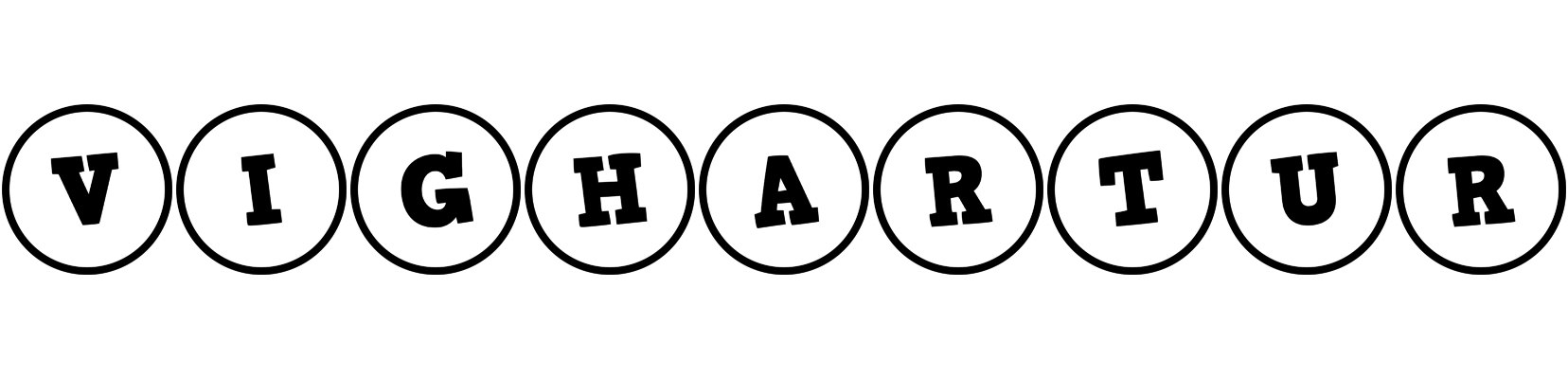 Vighartur handy logo