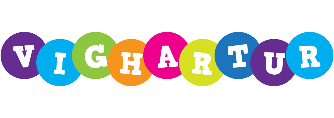 Vighartur happy logo