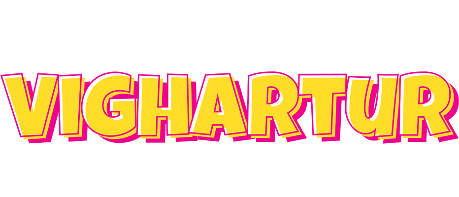 Vighartur kaboom logo