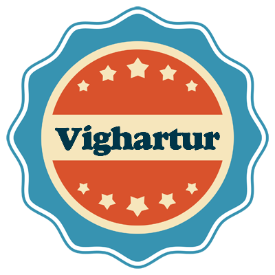 Vighartur labels logo