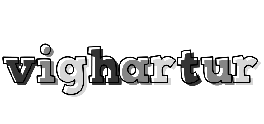 Vighartur night logo