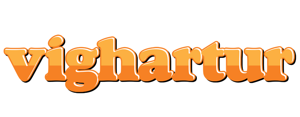 Vighartur orange logo