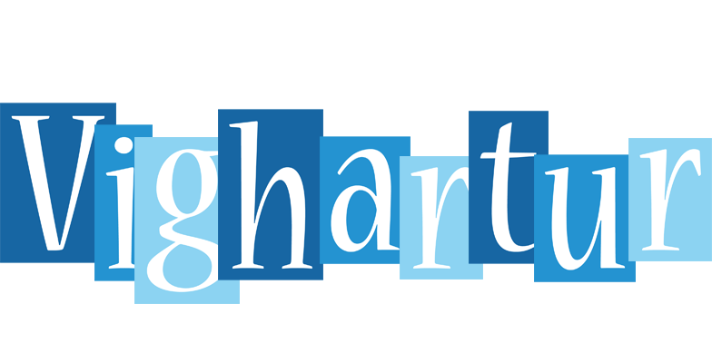 Vighartur winter logo
