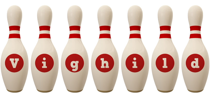 Vighild bowling-pin logo