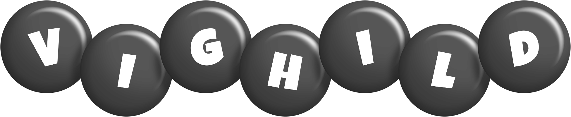 Vighild candy-black logo