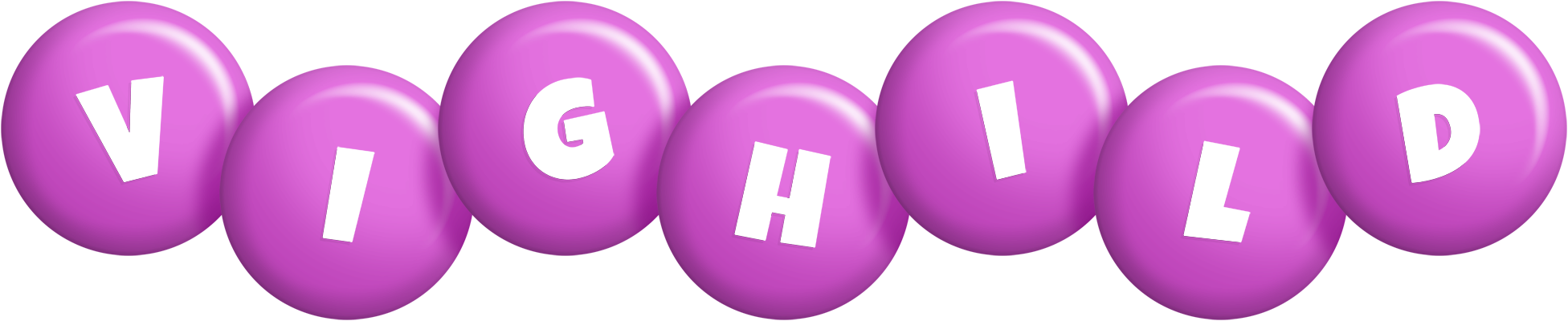 Vighild candy-purple logo