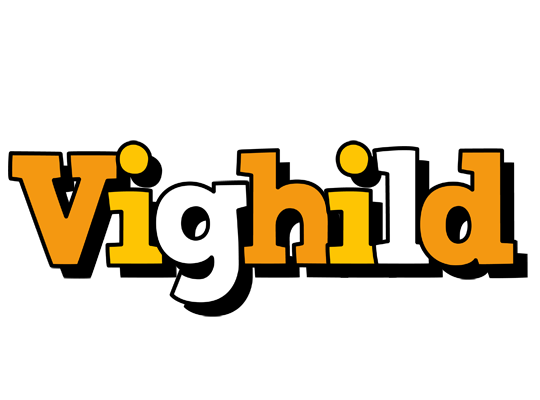 Vighild cartoon logo