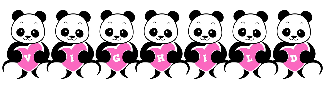 Vighild love-panda logo